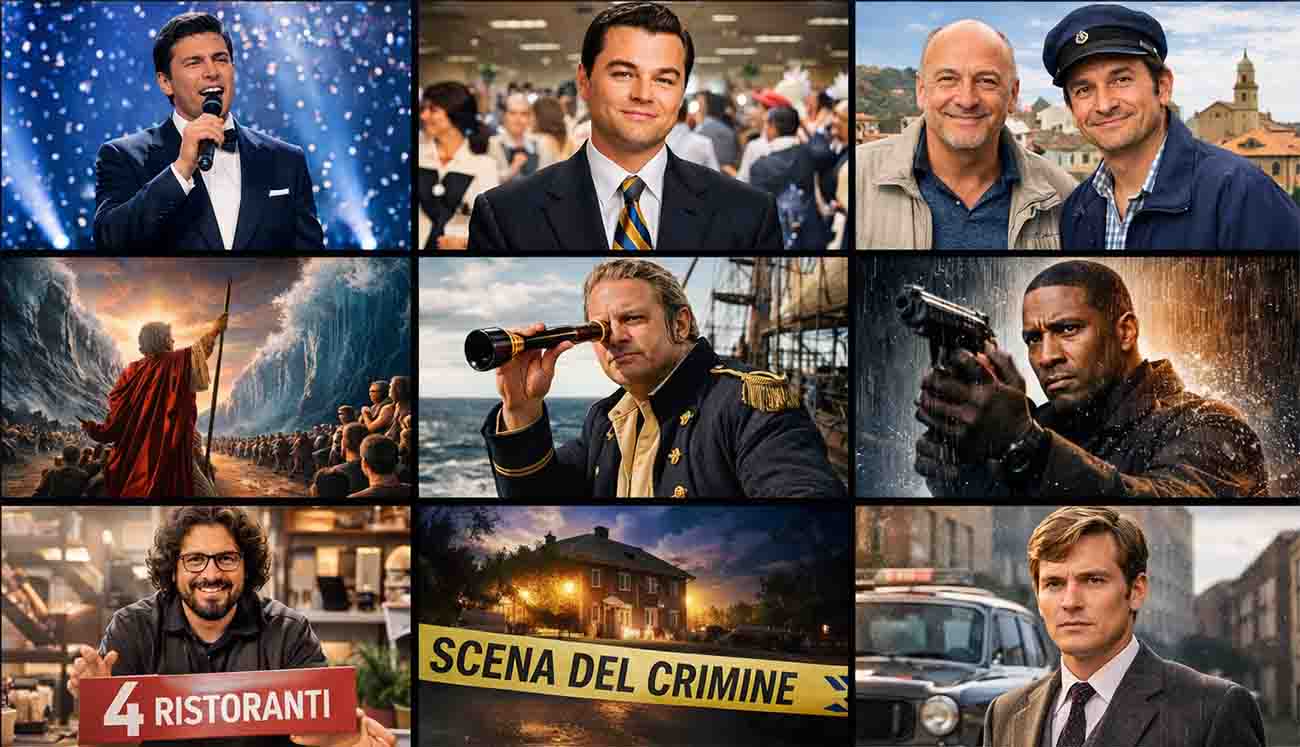 Stasera in TV Film prima serata, sabato 28 febbraio, con i programmi TV Stasera