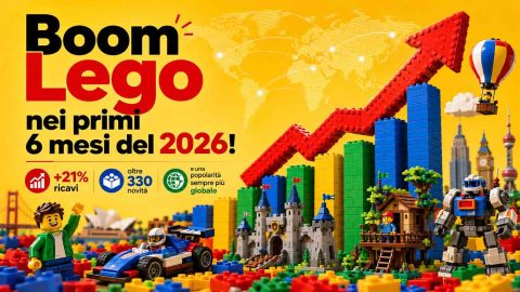 Incredibile Lego nei primi 6 mesi del 2026: record ricavi +21%