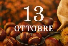 Almanacco di oggi lunedì 13 ottobre