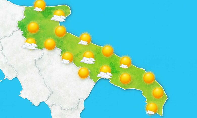 Meteo Puglia, mercoledì 8 ottobre